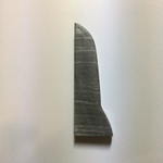 Заглушка левая к плинтусу "LIDER-75" 742 Дуб горный