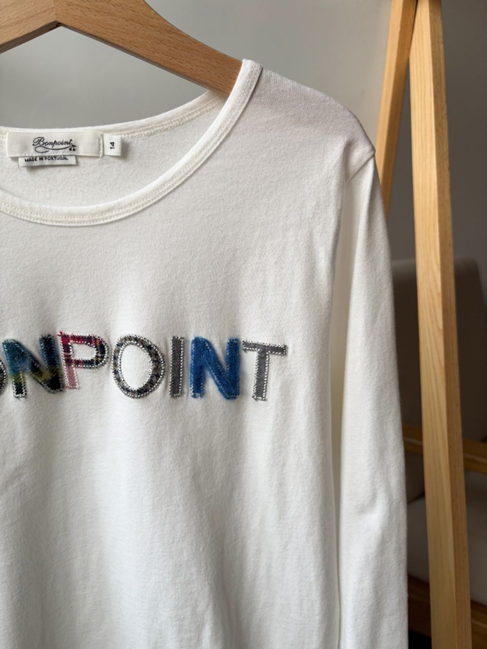 Хлопковый лонгслив Bonpoint, 164