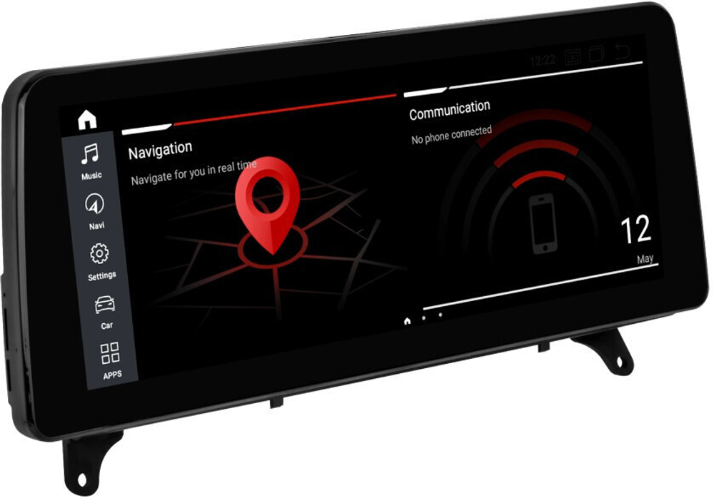 Магнитола BMW X5 (F15), X6 (F16) 2017-2019 EVO - Radiola RDL-1545-L монитор 12.3" на Android 13, 8Гб+128Гб, CarPlay, 4G SIM-слот