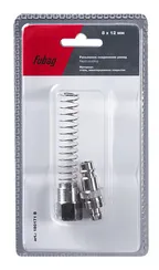 Разъемное соединение Fubag рапид (штуцер), пружинка для шланга 8×12 мм в блистере