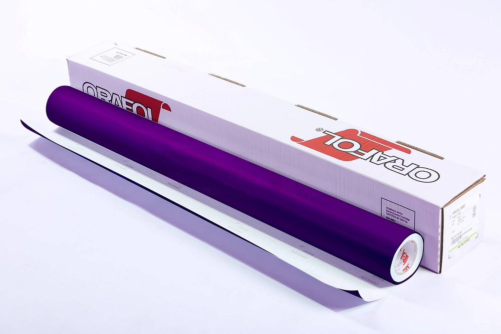 Пленка самоклеящаяся Oracal 8500 F 040 1,26*50 м фиолетовая транслюцентная