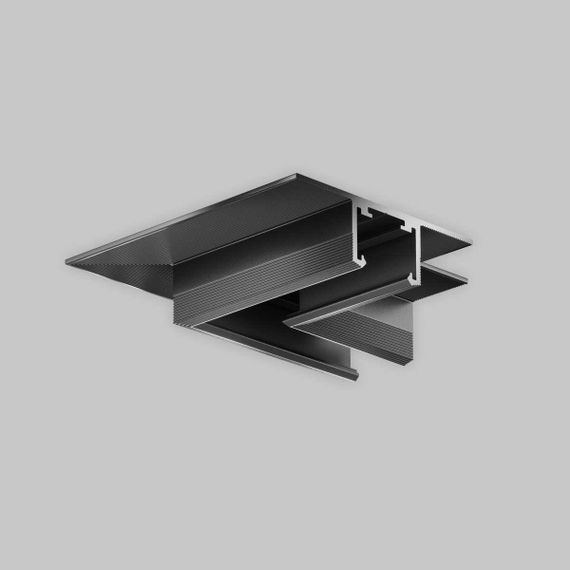 Угол-соединитель 45° Exility X встраиваемый под ГКЛ 12,5мм, черный Maytoni Technical EXILITY X Accessories for tracks Exility X TRA239CLS-42.12B