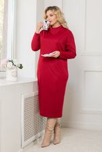 Платье 1290 бордовый Novita (Акция)