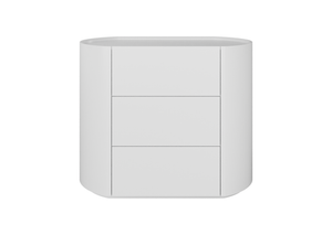 Комод Lagom 3 ящика ширина 90 см (белый)