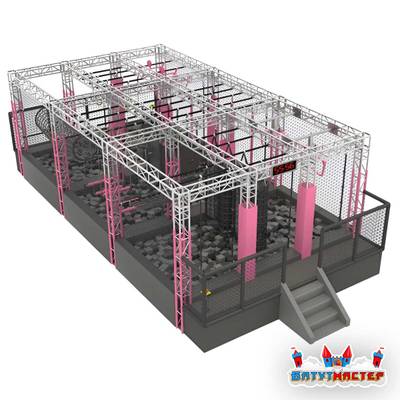 Развлекательный центр ниндзя парк «Империя силы», 11×6,6×3,5 м