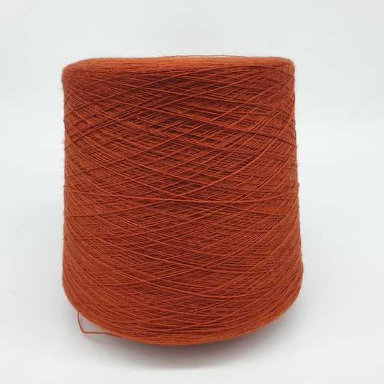 Пряжа Zegna Baruffa Cashwool 2/30 (100% мериносовая шерсть гребенная), 1500м/100гр, тициановый