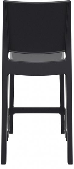 Стул пластиковый полубарный Maya Bar 65 черный