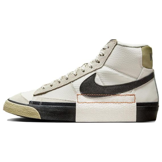 БЛЕЙЗЕР NIKE Кроссовки для скейтборда СРЕДНЕЙ длины Белый черный Мужской