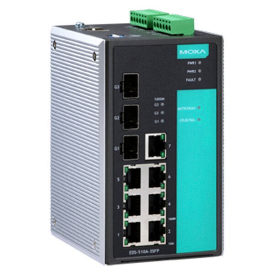 Moxa EDS-510A-3SFP-T
