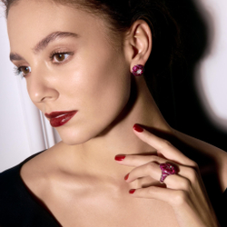 Кольцо с Рубинами и Бриллиантами, R0262-0/1