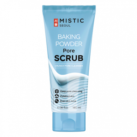 MISTIC BAKING POWDER Pore Scrub Глубокоочищающий содовый скраб для лица 180г