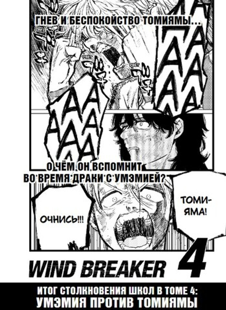 Манга Wind Breaker. Ветролом. Том 3