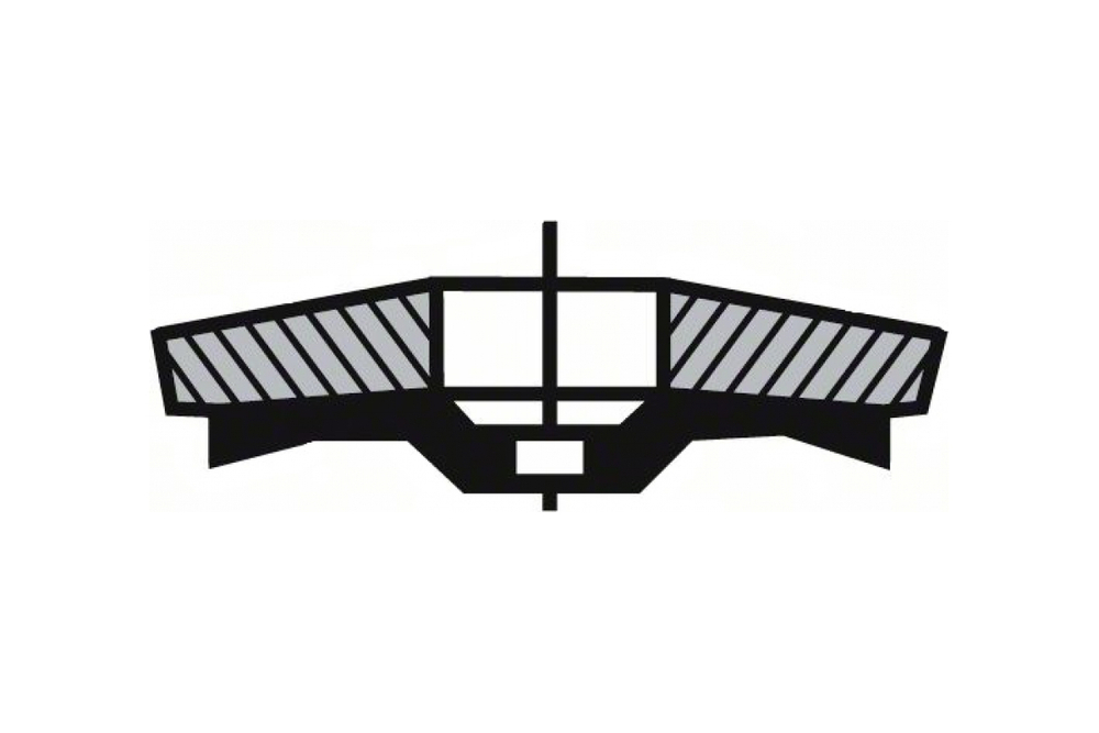 Круг лепестковый Best for Inox для УШМ (115х22,2 мм; К60) Bosch 2608608264