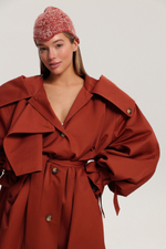 Тренч с капюшоном