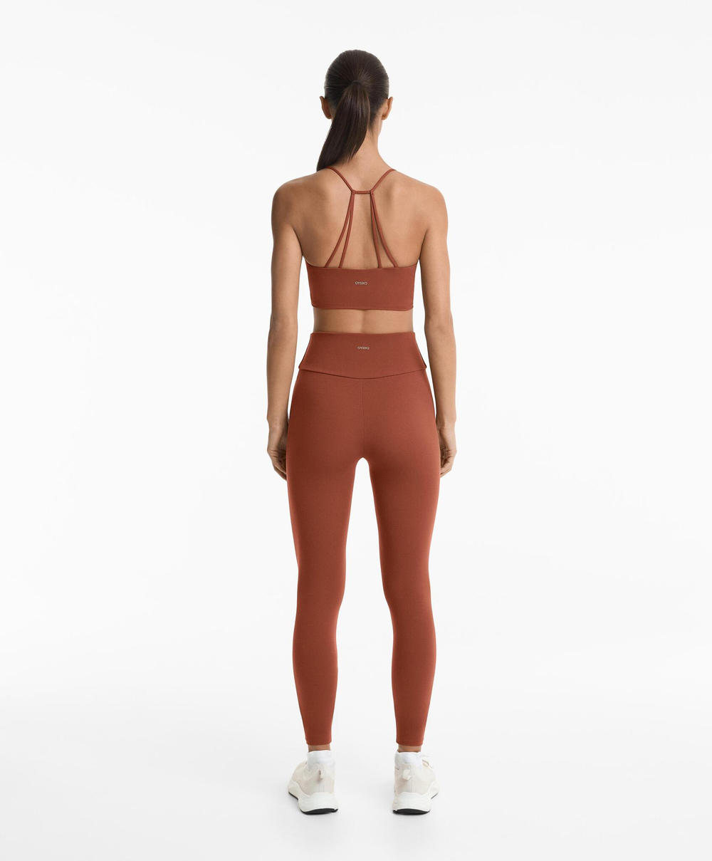 Oysho Майка-кроссовер Comfortlux, терракотовый