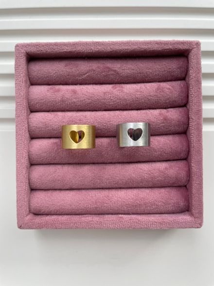 Кольцо "Сердце" 13мм, разъемное