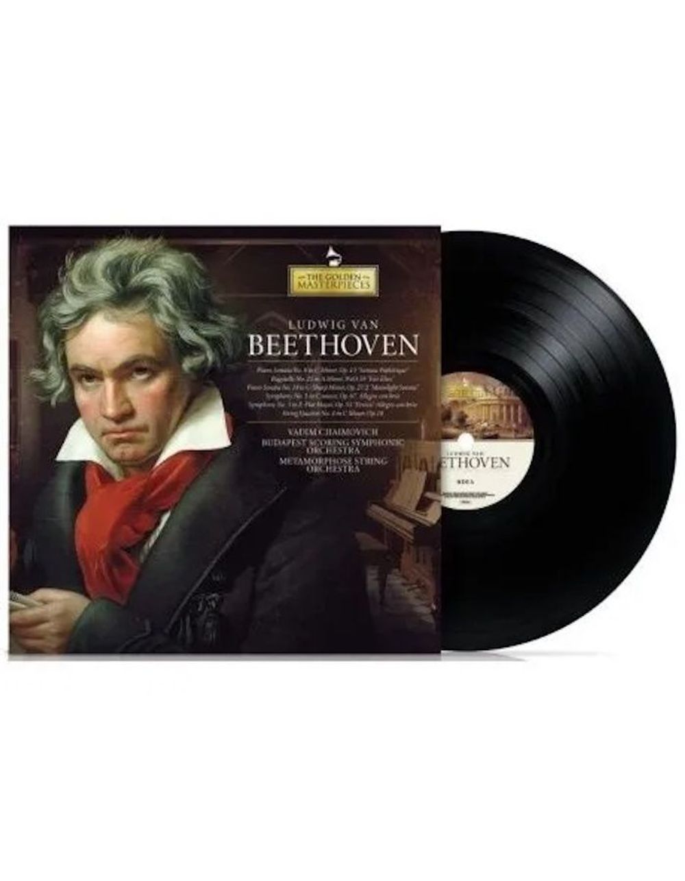 Ludwig Van Beethoven. The Golden Masterpieces (LP) Людвиг Ван Бетховен. Золотые шедевры. Новая запечатанная виниловая пластинка