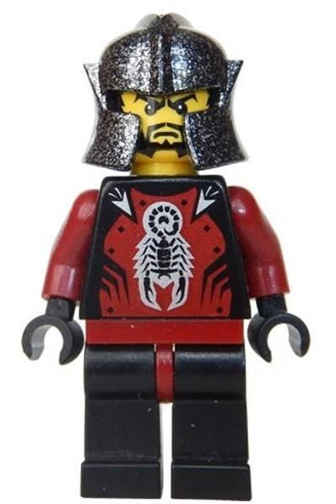 Минифигурка LEGO cas257 Рыцарь Тени Шевалье Де Омбрес
