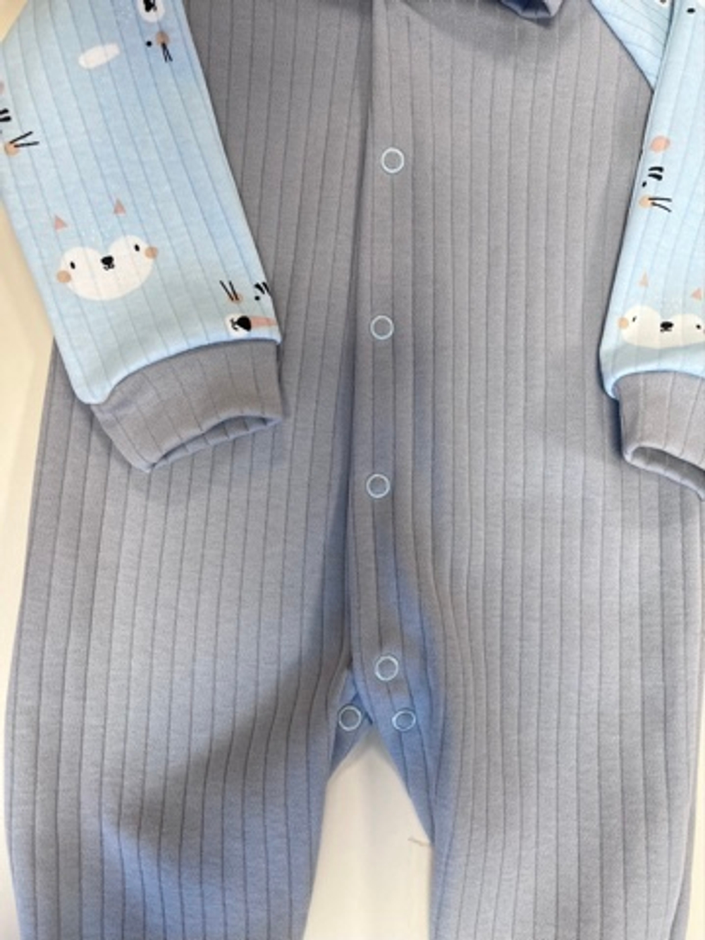 Комбинезон для мальчика с шапочкой