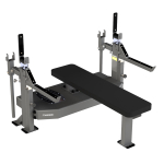 A3146 Скамья-стойка домкратная для жима лежа со страховочными упорами