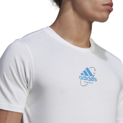 Мужское теннисное поло adidas Thiem Graphic T-Shirt Men - White