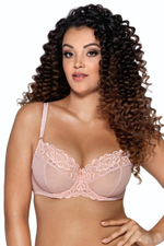 Бюстгальтер на косточках с боковыми поддержками (Размер: 85D) (Цвет: темно-синий)