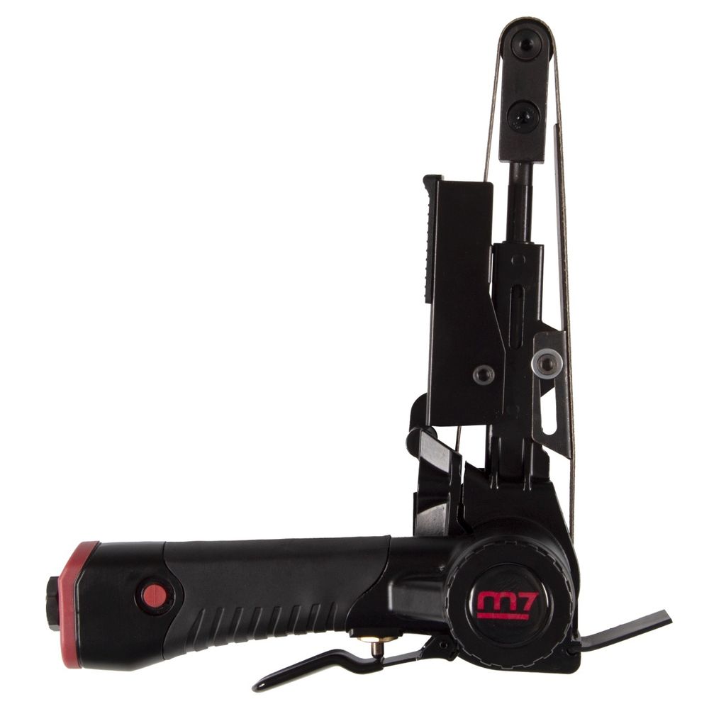 MIGHTY SEVEN (QB-322) Пневматическая ленточная шлифовальная машина 20 х 520 мм, 16 000 об/мин