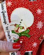 Ткань Новогодняя 100% хлопок. 45х55см. пэчворк (Италия)