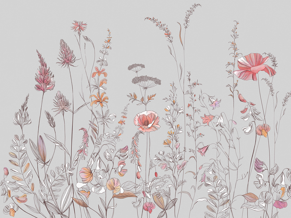Дизайнерские обои Wall Street Blossom