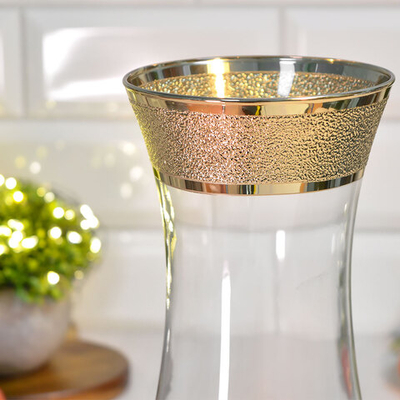 Ваза для цветов "Золотой карат" 24см