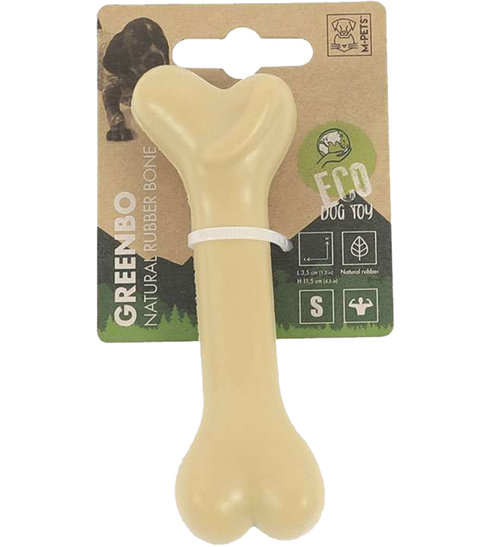 Игрушка для собак кость из натурального каучука ГРИНБО, S, 11,5х3,5х2,5см Mpets 10639899