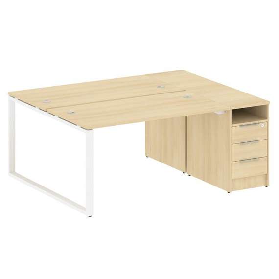 Метал Систем Рабочая станция с тумбой на О-образном м/к БО.РС-СТП-2.3