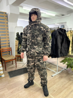 Костюм горка 5 зима / серый мультикам лайт