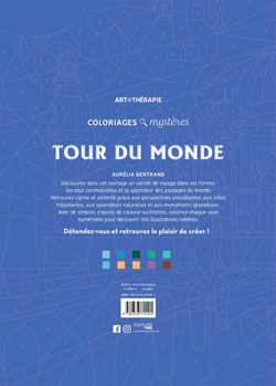 Раскраска по номерам Coloriages mysteres Disney Tour du monde - вокруг света / 9782376715191
