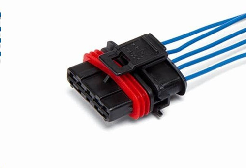 Разъем ДМРВ ВАЗ 2108-2115, 21214 (Bosch), ВАЗ, Г-3302, УАЗ, с проводами (CARGEN)