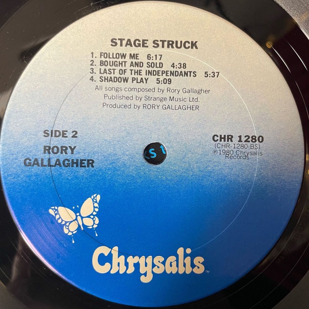 Винтажная виниловая пластинка LP Rory Gallagher Stage Struck (USA 1980) Moonchild