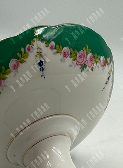 Ваза для фруктов. Фарфор, ручная роспись, золото. Франция. 1890-1920 гг.