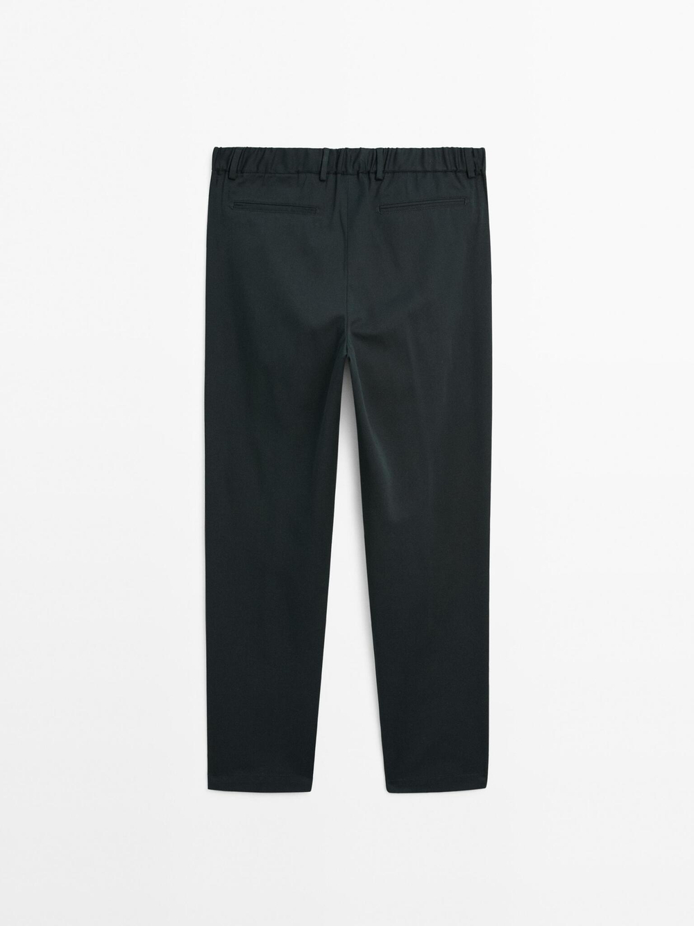 Massimo Dutti Джоггеры из смесового хлопка. темно-синий