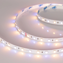 Светодиодная лента RT-B60-10mm 24V RGBW-Warm (14.4 W/m, IP20, 5m) (Arlight, Открытый) 018327(3)