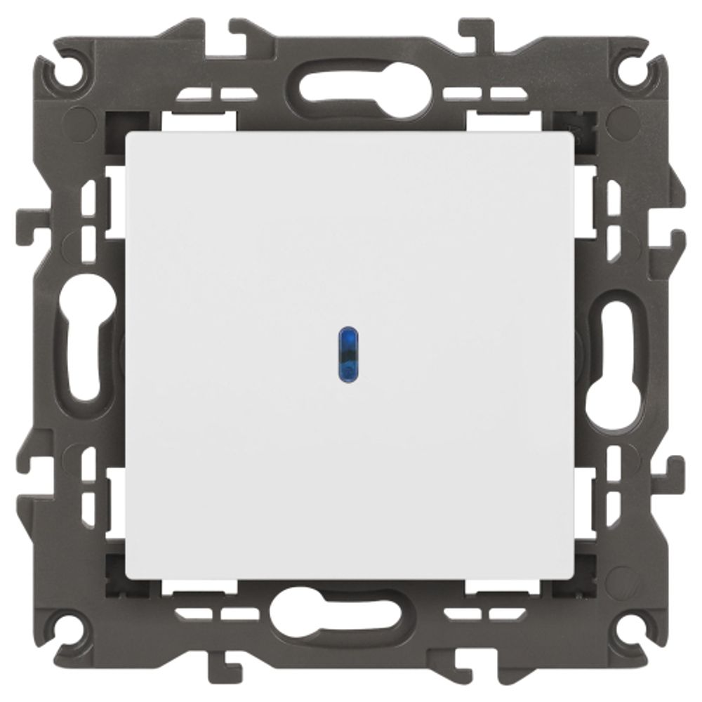 14-1102-01 ЭРА Выключатель с подсветкой, 10АХ-250В, IP20, Эра Elegance, белый