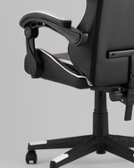 Кресло спортивное TopChairs Shadow черно-белый