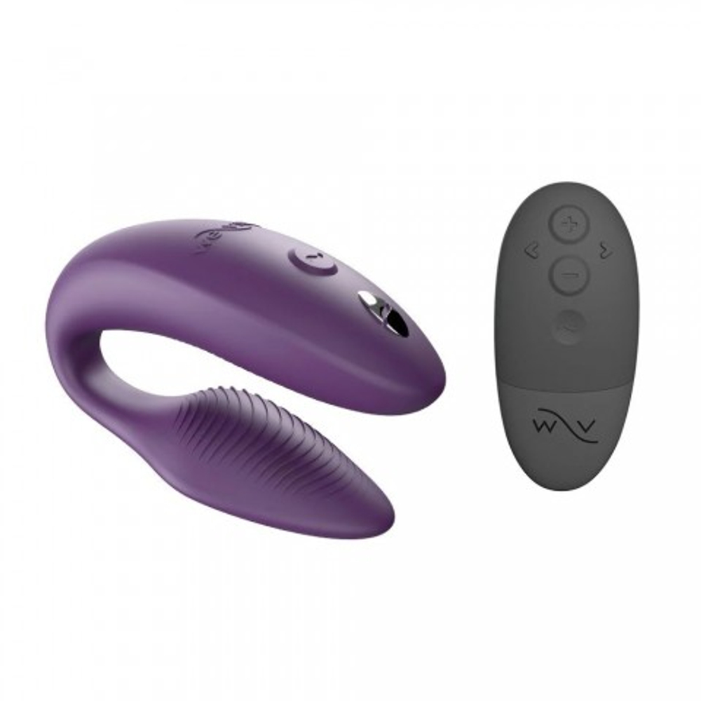 Вибратор для пар We-Vibe Sync 2 фиолетовый (в комплекте батарейка для пульта)