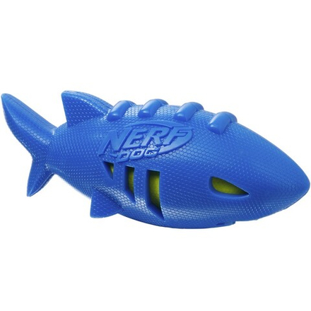 NERF Плавающая игрушка для собак "Акула", 18 см