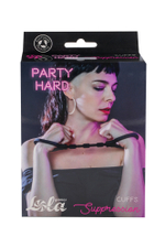 Силиконовые наручники Party Hard Suppression Balck 1167-01lola