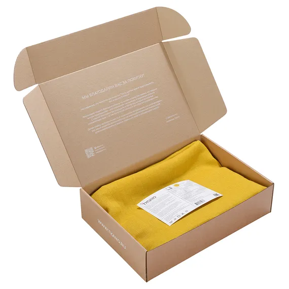 Скатерть из стираного льна горчичного цвета Essential, 150х250 см