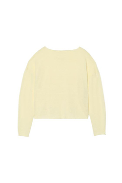 ZARA X BENITO ANTONIO СВИТЕР УКОРОЧЕННОГО КРОЯ, ЖЕЛТЫЙ