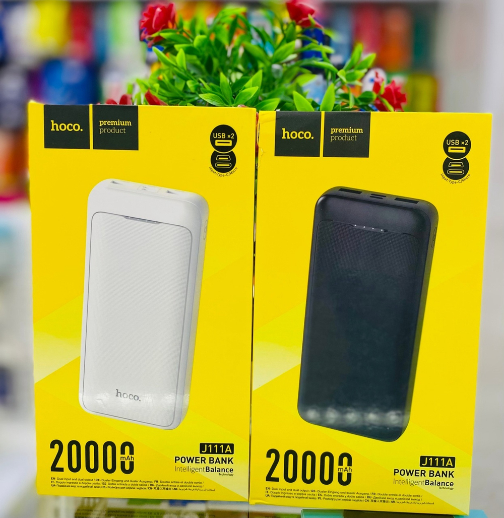 Power Bank 20000mAh, Hoco J111A, черный