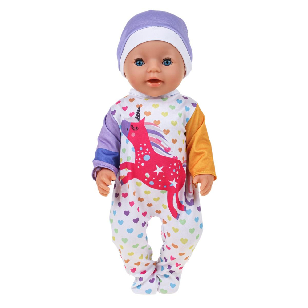 Пупс функциональный с аксесс., короб. BL038J