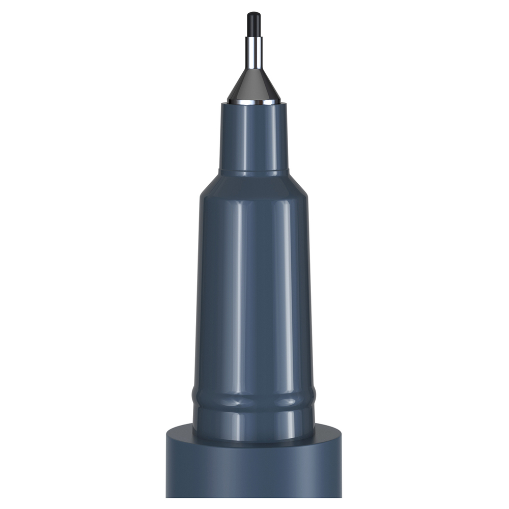 Маркер перманентный двухсторонний Berlingo "Multiline PE55" черный, пулевидный, 0,5/1мм