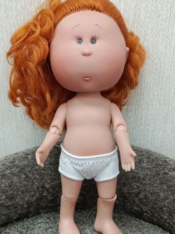 УЦЕНКАКукла Nines виниловая 30см MIA CASE шарнирная без одежды (1209W)